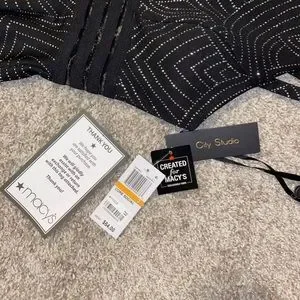 City Studio Dresses Macys Black Glitter Halter Homecoming